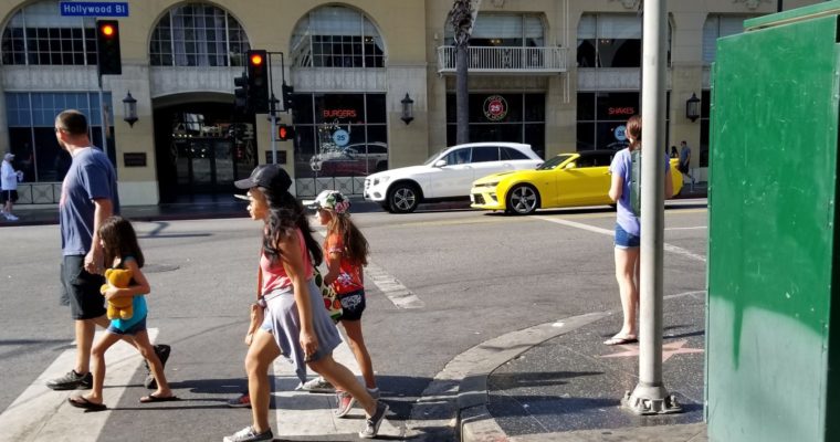 Hollywood Walk of Fame with Kids