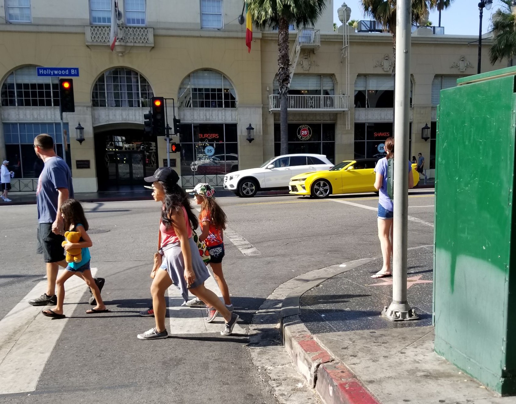 Hollywood Walk of Fame with Kids