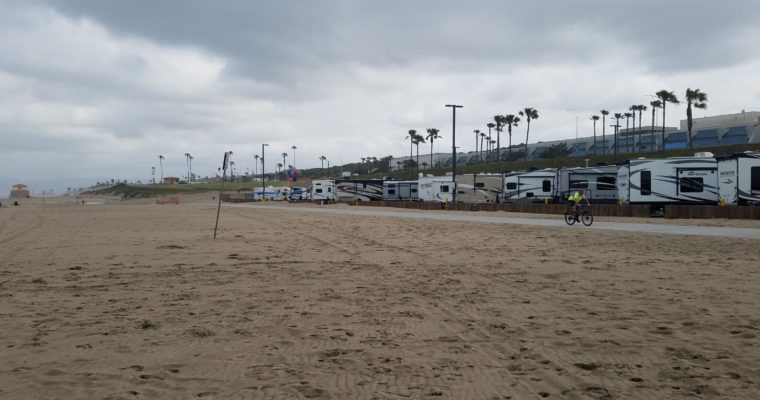 Family Camping at Dockweiler Beach RV Park