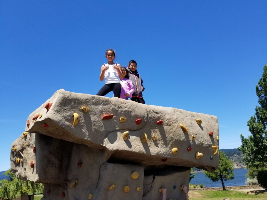 Hood River park is a great place to burn some energy while on your roadschooling trip.