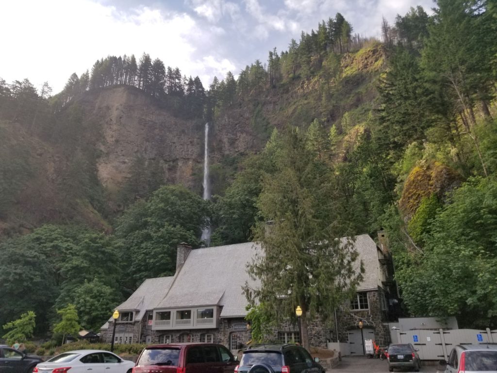 Multnomah Falls was a fun stop for our family roadschooling trip.