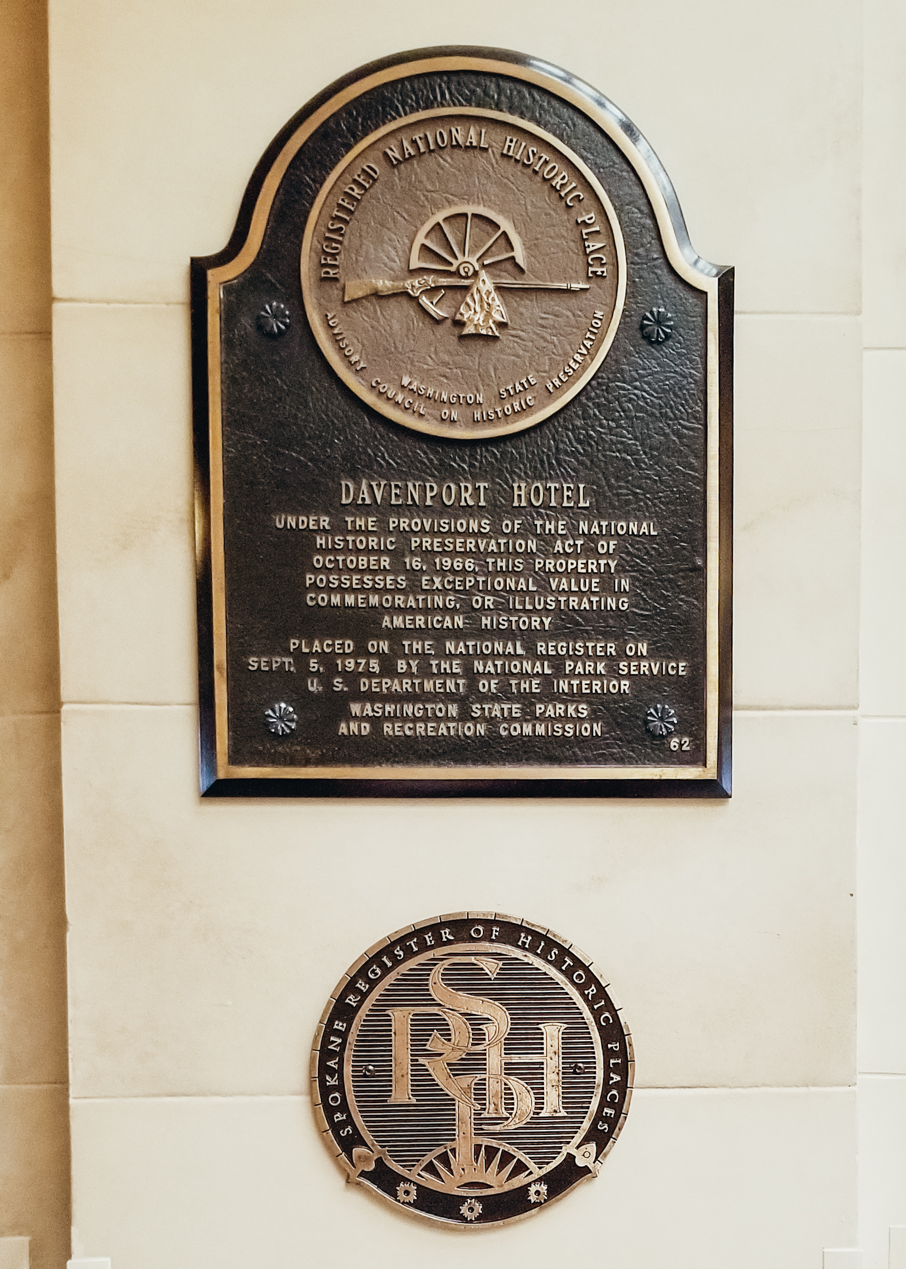 The Historic Davenport Hotel is a National Historic Site!