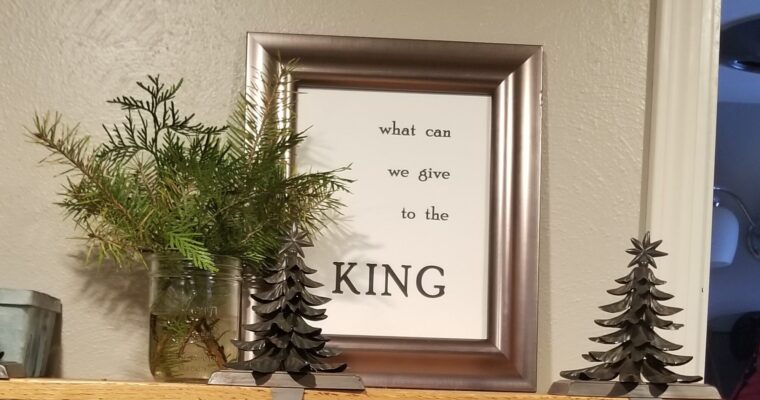 Advent Tradition Series: What Can We Give to the King?