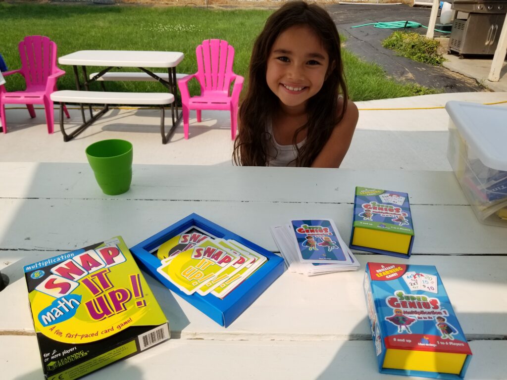Unschooling math with games.