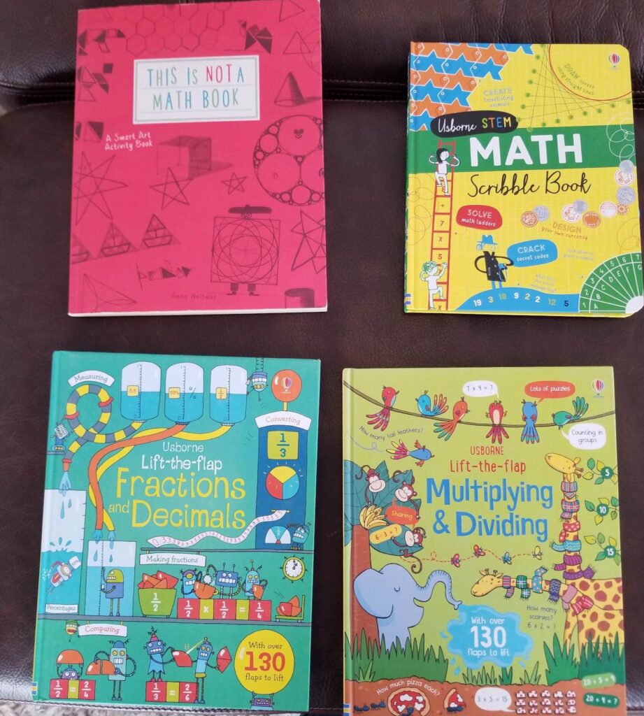 Usborne has great resources for unschooling math!