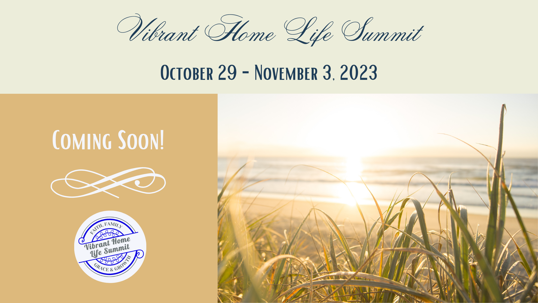 Keeping Faith & Family First at the Vibrant Home Life Summit