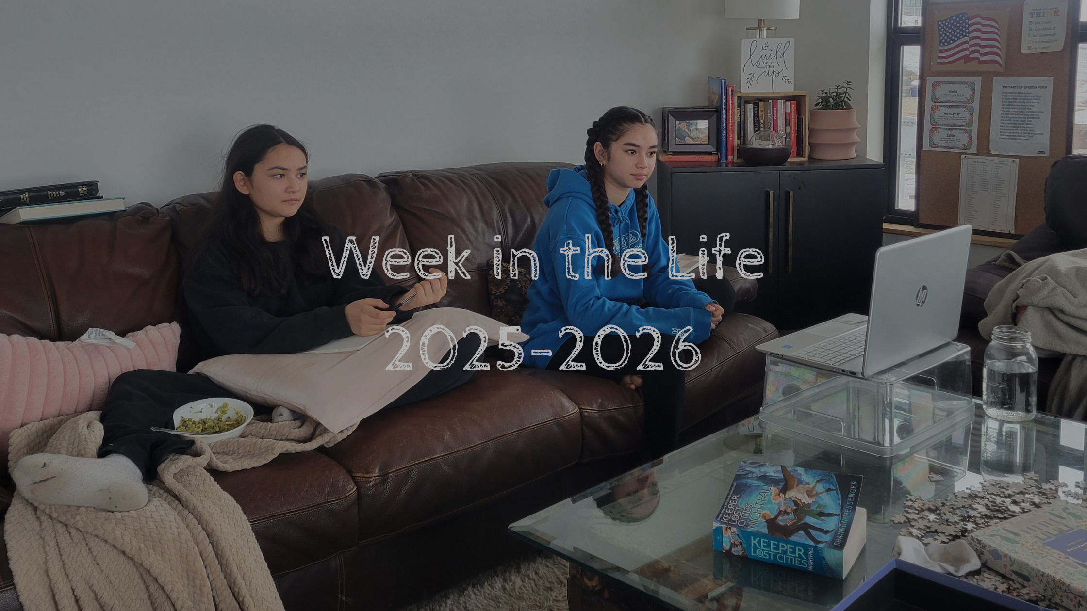 A Week in the Life of Christian Unschoolers (Ages 14 and 17)